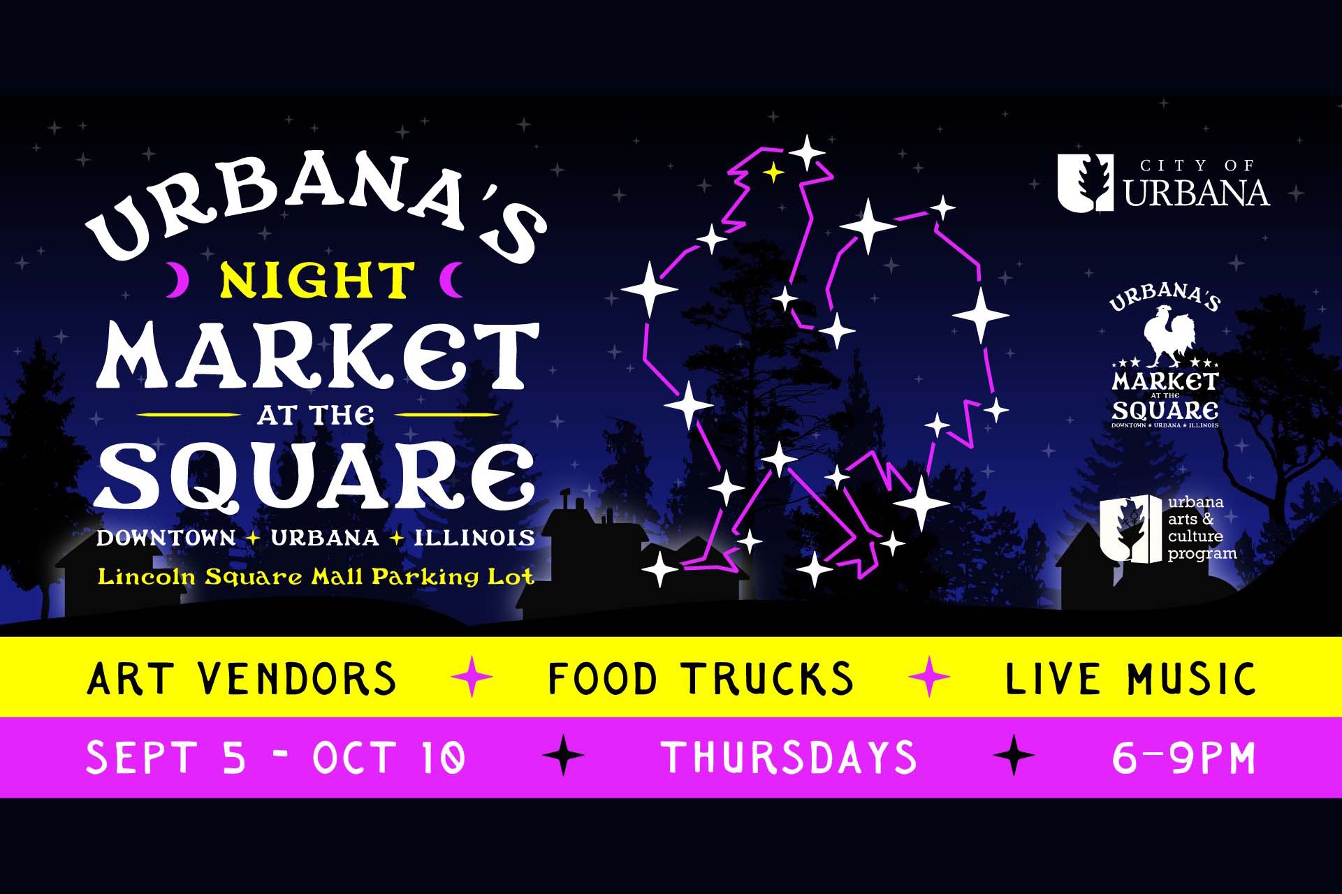 Urbana's Night Market at the Square