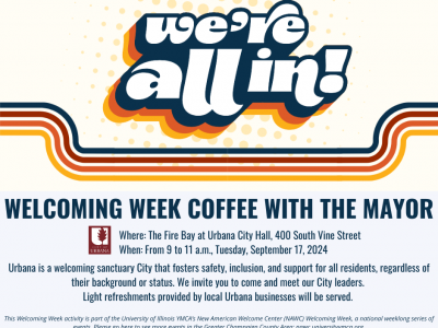 Coffee with the Mayor - Welcoming Week