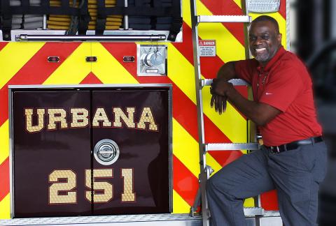 Urbana Fire Department Fire Marshal Phil Edwards